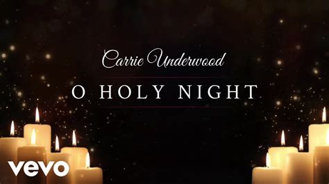 Carrie Underwood - O Holy Night (Official Audio Video) Chords - Chordify