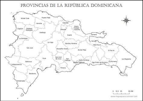 Mapa Republica Dominicana Por Provincia