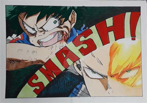 Deku vs Shoto by rohitosan on DeviantArt