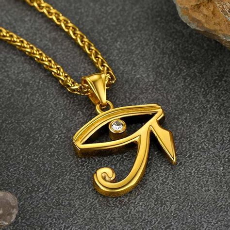 Eye of Horus Necklace Egyptian Amulet Pendant for Men/Women | Eye of ...