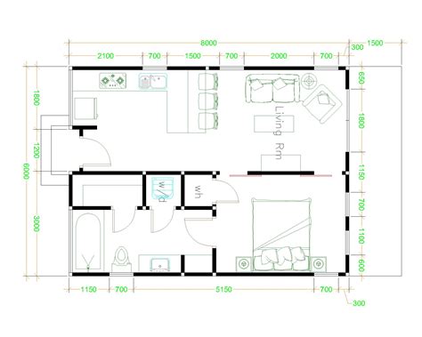 Studio House Plans 6x8 Shed Roof free download - House Design 3D