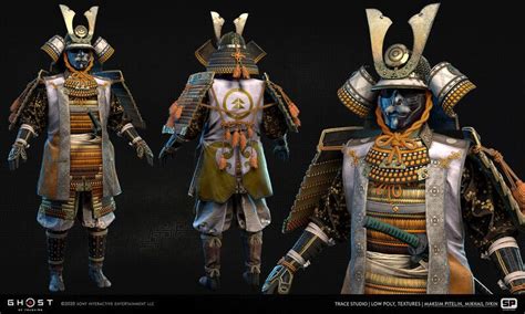 ArtStation - In-game asset for Ghost of Tsushima: Gosaku Armor, TRACE ...