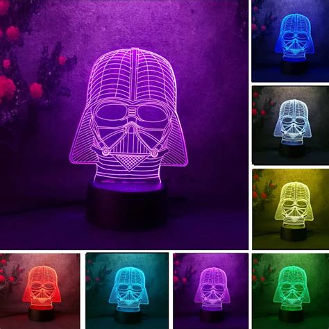 Aliexpress.com : Buy Star Wars Vader 3D LED Touch Switch Table for home decoration Light ...