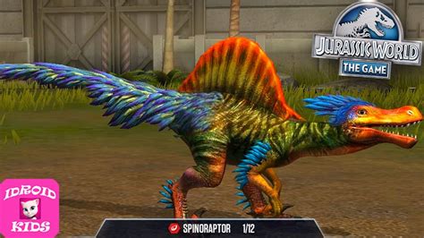 SPINORAPTOR HYBRID MAX LEVEL 40 - Jurassic World The Game - YouTube