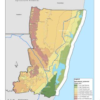 Agricultural potential in uMkhanyakude District Municipality Source ...