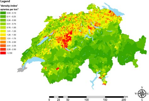 High-resolution maps of Swiss apiaries and their applicability to study spatial distribution of ...