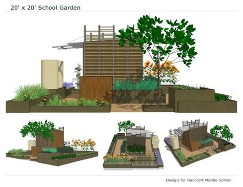 Project: Design a School Garden Winners Announced! | School garden, Garden projects, Garden design