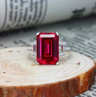 Emerald Cut Loose Cubic zirconia and Synthetic Ruby & Sapphire Corundum Gemstones China ...