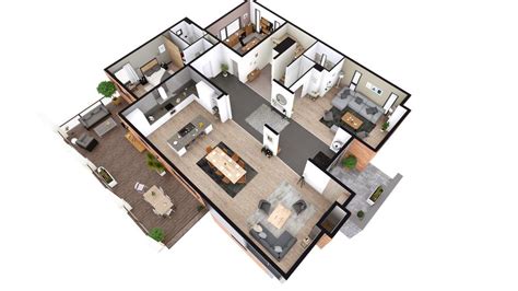 What is a Rendered Floor Plan | Cedreo