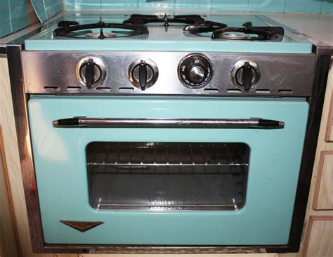 Vintage 1965 Camper turquoise stove | vintage campers | Pinterest ...