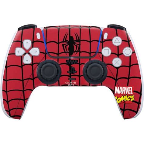 Marvel Comics Spider-Man Chest Logo PS5 Controller Skin