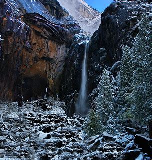 Little Yosemite Fall | Snow covers the base of Little Yosemi… | Flickr