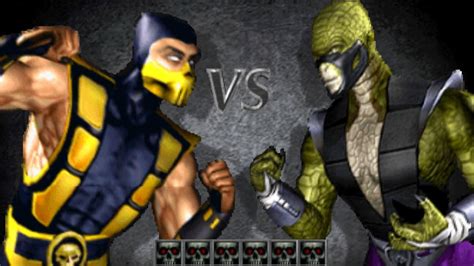 Mortal Kombat Scorpion Vs Reptile