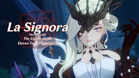 Who is La Signora in Genshin Impact? - Gamer Journalist