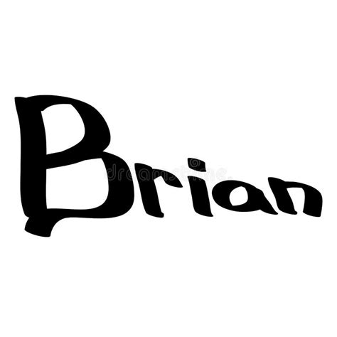 Brian Male Name Street Art Design. Graffiti Tag Brian. Vector Art. Stock Vector - Illustration ...