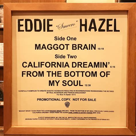 Eddie Hazel ‎– Maggot Brain (12inch EP) | Underground Gallery Record Store