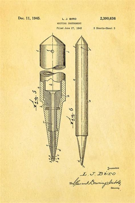 The Story of László Bíró, the Man Who Invented the Modern Ballpoint Pen ~ Vintage Everyday