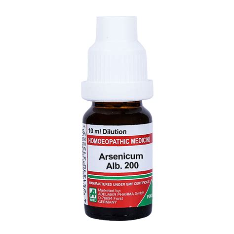 Buy Adel Arsenicum Album 200CH Liquid 10 ml online at best price-Homeopathy