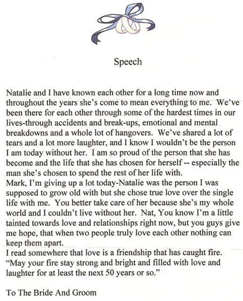 maid of honor speech quotes for best friend - Bertram Triplett