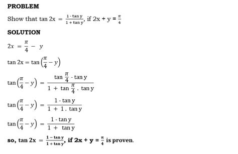 Double Angle Formula: Prove That Tan 2x ... - Fisika & Matematika