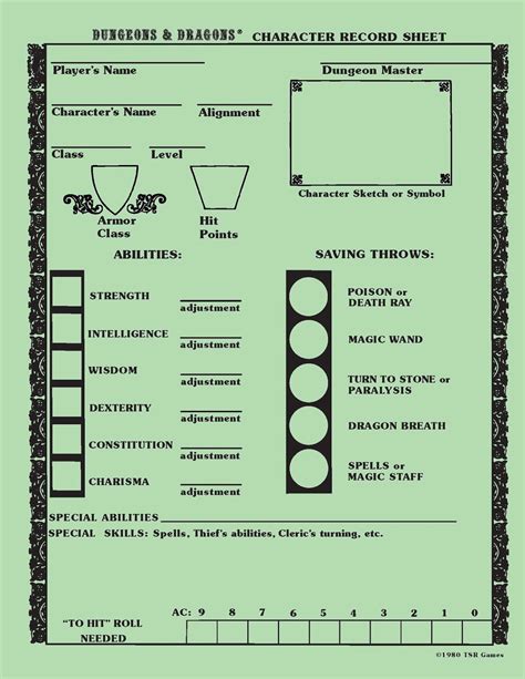 Ultanya: Review: D&D Character Sheets