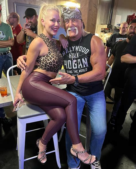 Meet WWE legend Hulk Hogan's stunning girlfriend Sky Daily, who is 25 years his junior and a ...