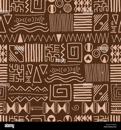 African ethnic pattern - indigenous art background. Africa style design ...