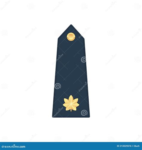 Major Lieutenant Commander Rank Insignia Isolated Stock Vector ...