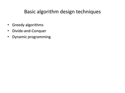 PPT - Basic algorithm design techniques PowerPoint Presentation, free ...