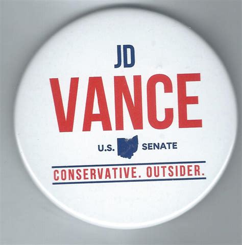 JD Vance/U.S. Senate (map Ohio) Conservative. Outsider. - Political ...