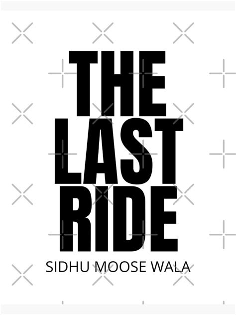 "The Last Ride Sidhu Moose Wala" Poster for Sale by Quetzalita | Redbubble