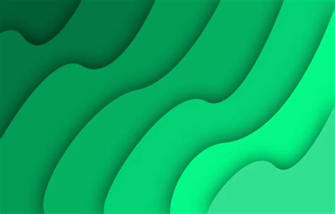 Wallpaper simple, green, abstract, waves, wave images for desktop ...