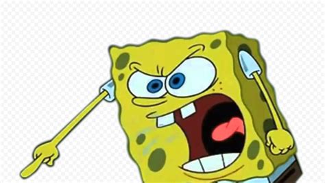 HD Spongebob Angry Classic Character Transparent PNG | Citypng