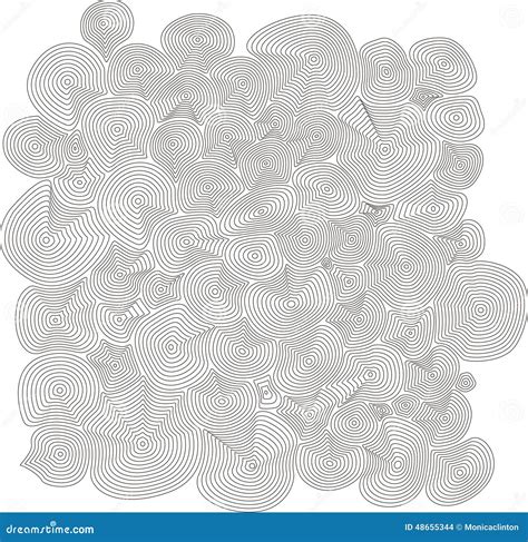 Circle wave pattern stock vector. Illustration of fabric - 48655344