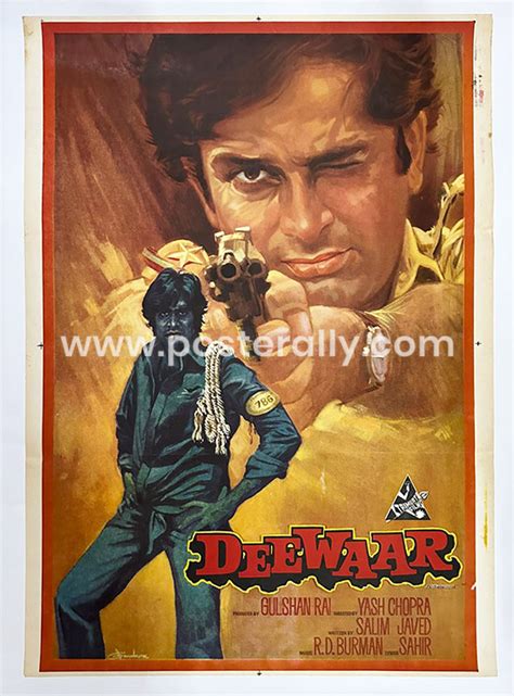 Buy Deewaar 1975 Original Bollywood Movie Poster - Posterally Studio ...