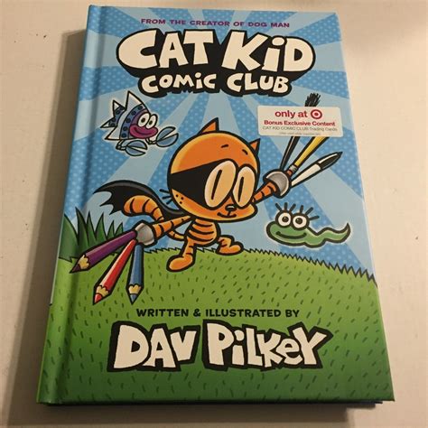 NEW Cat Kid Comic Club by Dav Pilkey - Target Exclusive with Trading ...