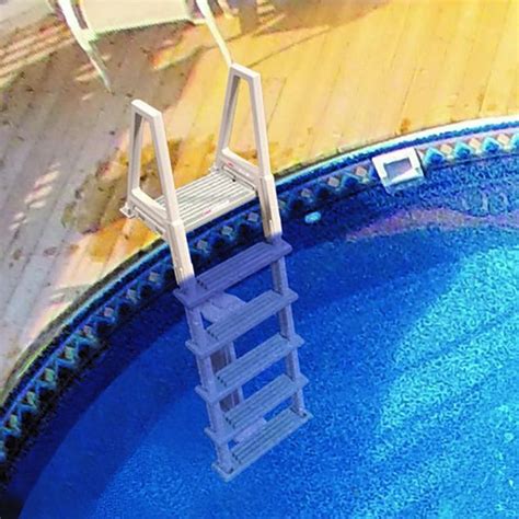 Confer Heavy-Duty Above-Ground Swimming Pool Ladder 46-56 Inches, Gray | 6000B - Walmart.com ...