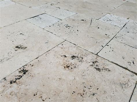 Travertine pool deck tile - Residential - Pressure Washing Resource