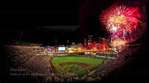 PNC Park Fireworks Photoshop - YouTube