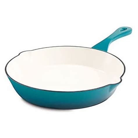 Crock Pot 111982.01 Artisan Enameled Non Stick Cast Iron Skillet, Teal Ombre, 1 Piece - Kroger