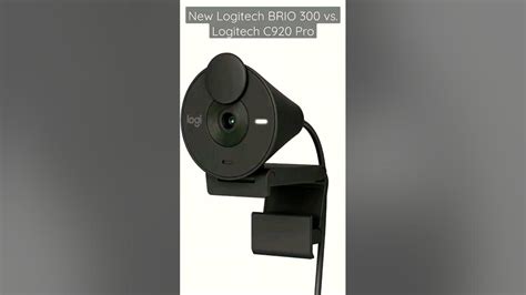 Logitech BRIO 300 301 305 vs Logitech C920 PRO #streaming #camera #comparison - YouTube