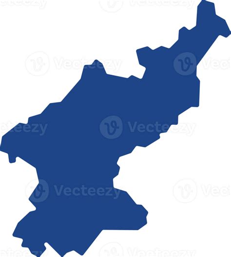 Map North Korea 24031444 PNG