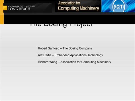 PPT - The Boeing Project PowerPoint Presentation, free download - ID ...