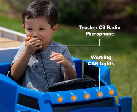 This Electric Semi-Truck Ride-On Toy Lets Your Kid Drive Their Own Big-Rig