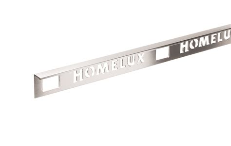 METAL STRAIGHT EDGE TILE TRIM | Homelux