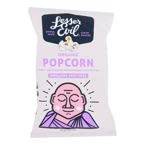 Lesser Evil Popcorn - Simple - Case Of 12 - 7 Oz. | eBay