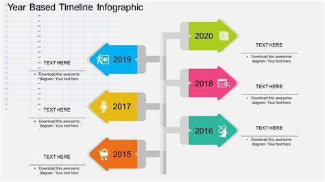 Year Based Timeline Infographic Powerpoint Templates