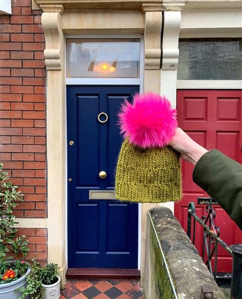 Shocking Pink Faux Fur Pom Pom Handmade in UK Hand - Etsy UK