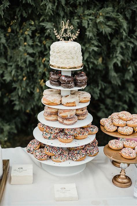 Donut Wedding Cake - jenniemarieweddings