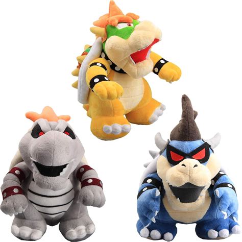 Yijinbo Super Mario Bros Dry Bowser Bone Skeleton Koopa Plush Toy ...